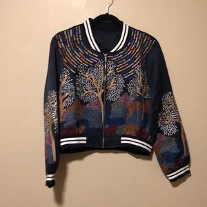 Embroidered Bomber Jacket!